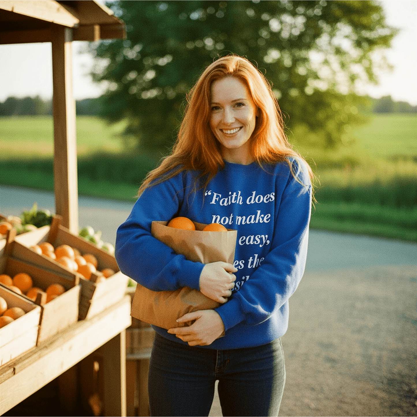Faith Makes It Possible Sweatshirt