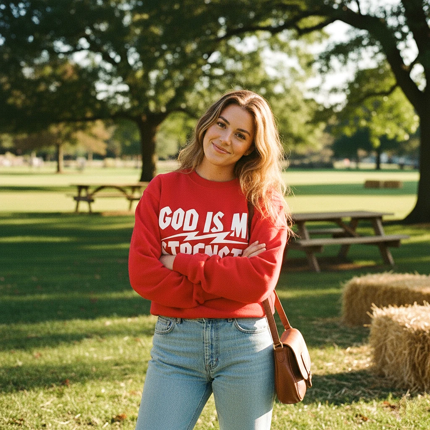 God Is My Strength Sweatshirt