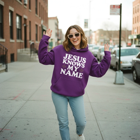 Jesus Knows My Name Hoodie