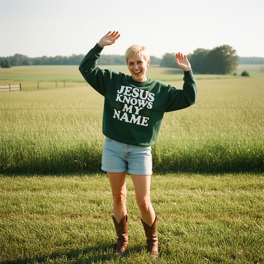 Jesus Knows My Name Sweatshirt